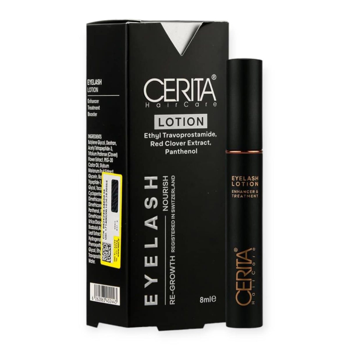 سرم تقویت مژه سریتا مدل Eyelash Lotion حجم 8 میلی لیتر