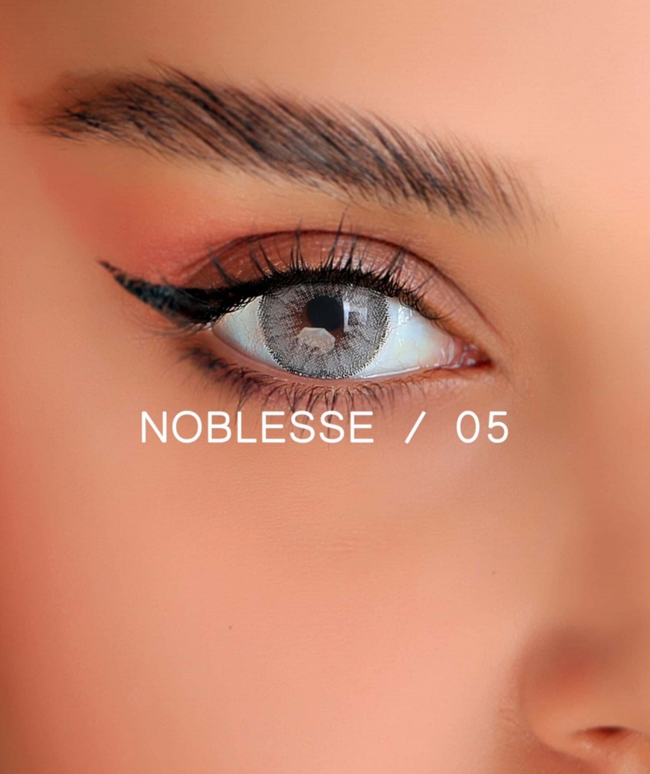 لنز رنگی فصلی نابلس Noblesse سری خاکستری