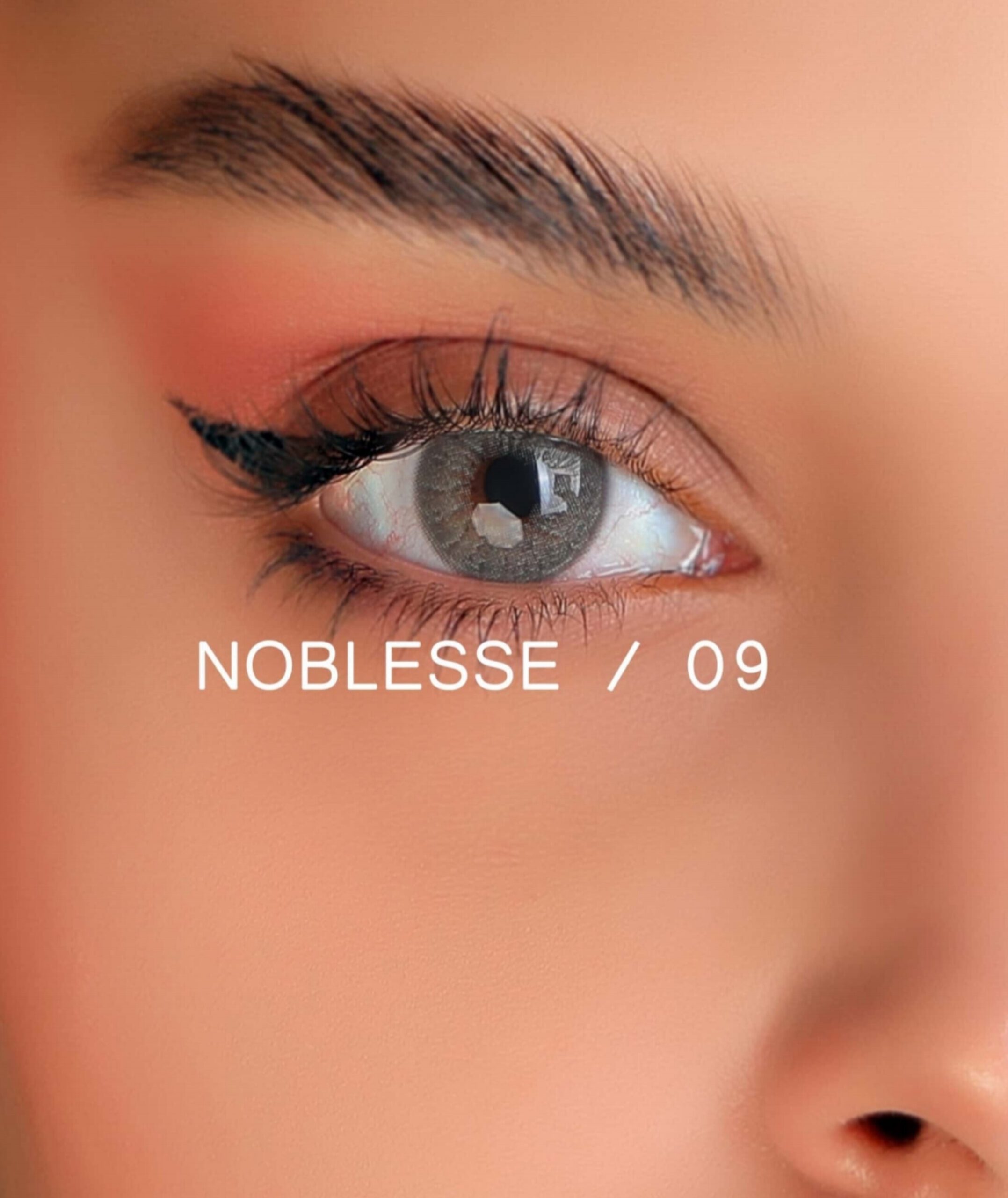 لنز رنگی فصلی نابلس Noblesse سری خاکستری