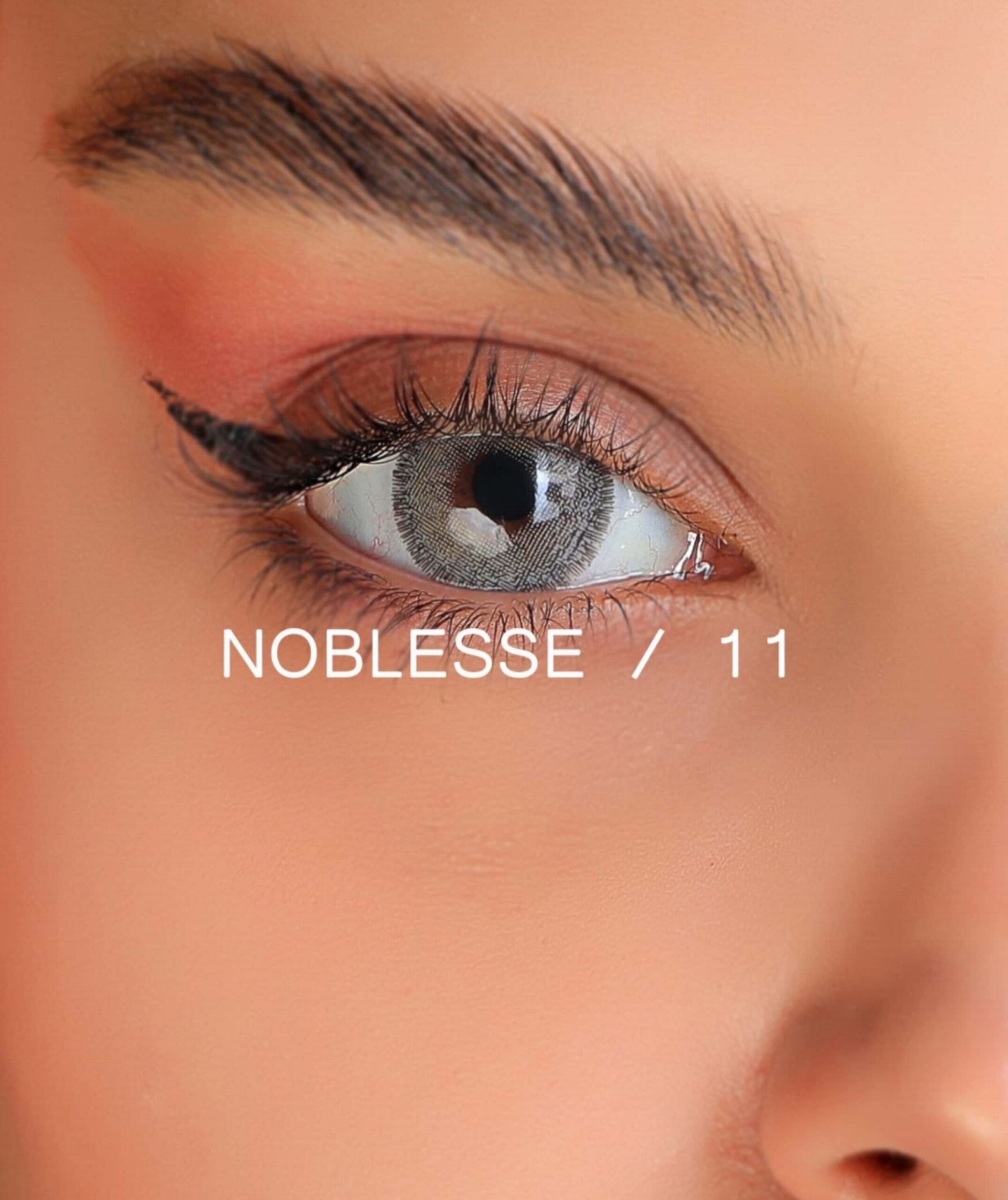 لنز رنگی فصلی نابلس Noblesse سری خاکستری