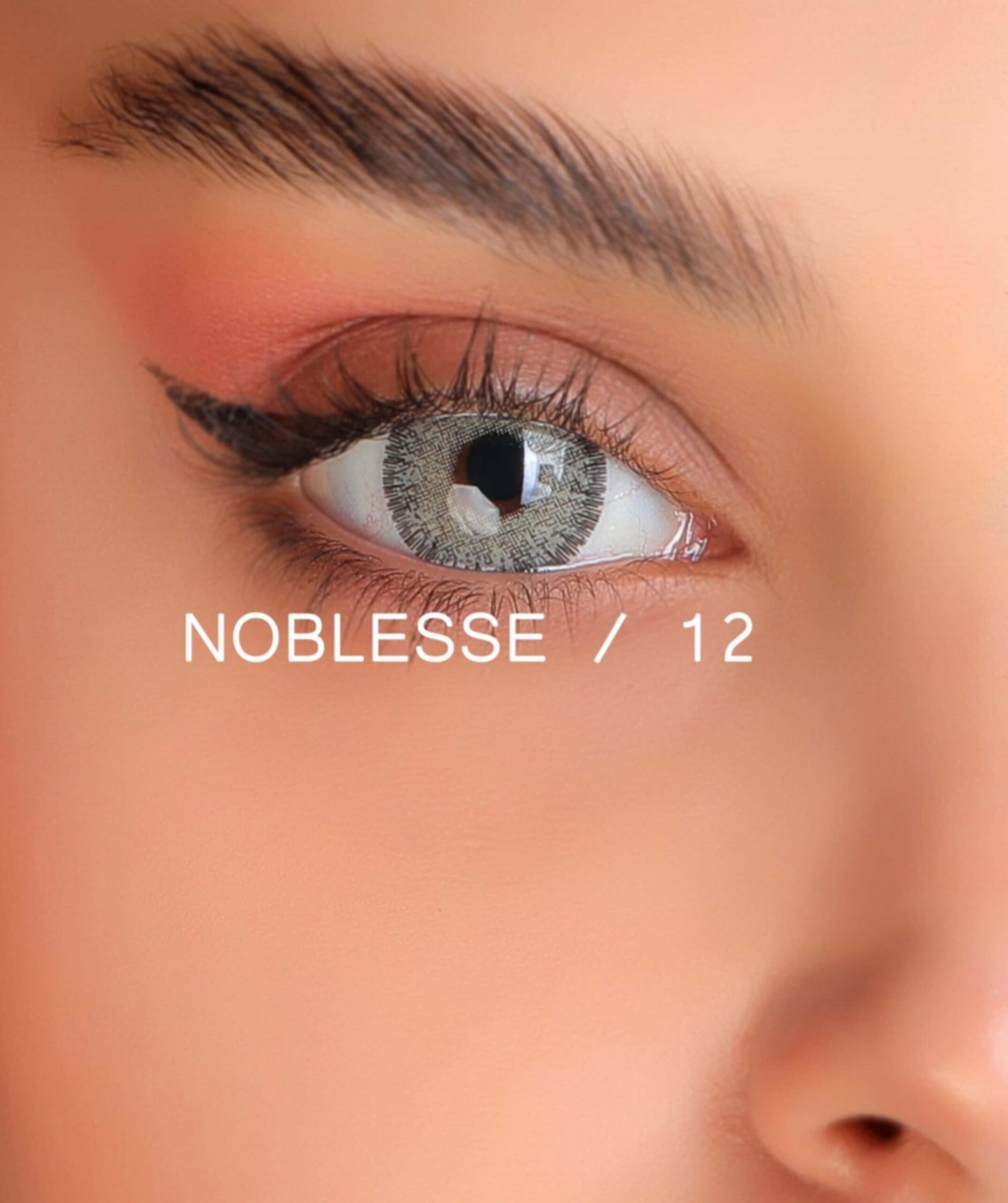 لنز رنگی فصلی نابلس Noblesse سری خاکستری