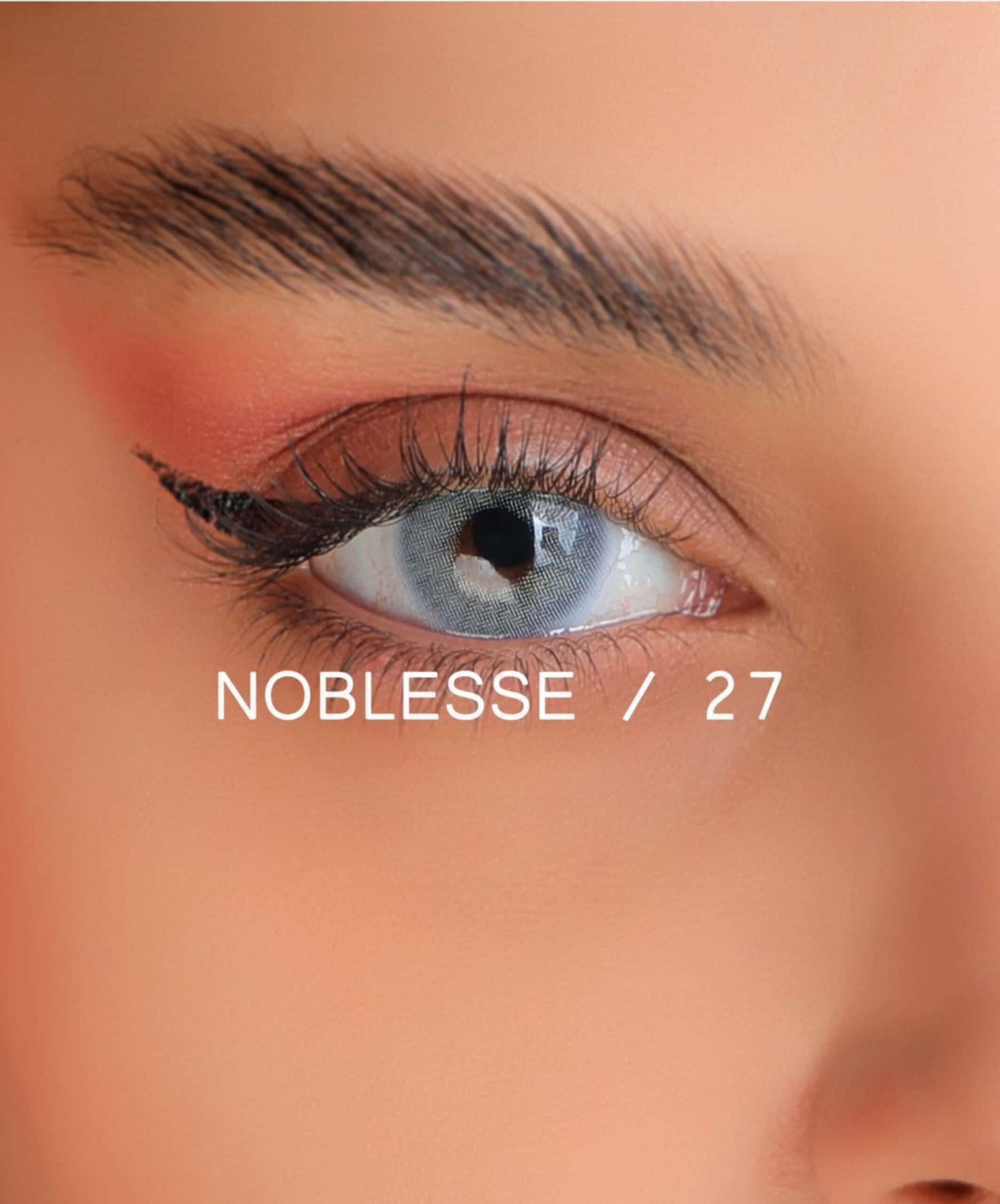 لنز رنگی فصلی نابلس Noblesse سری آبی