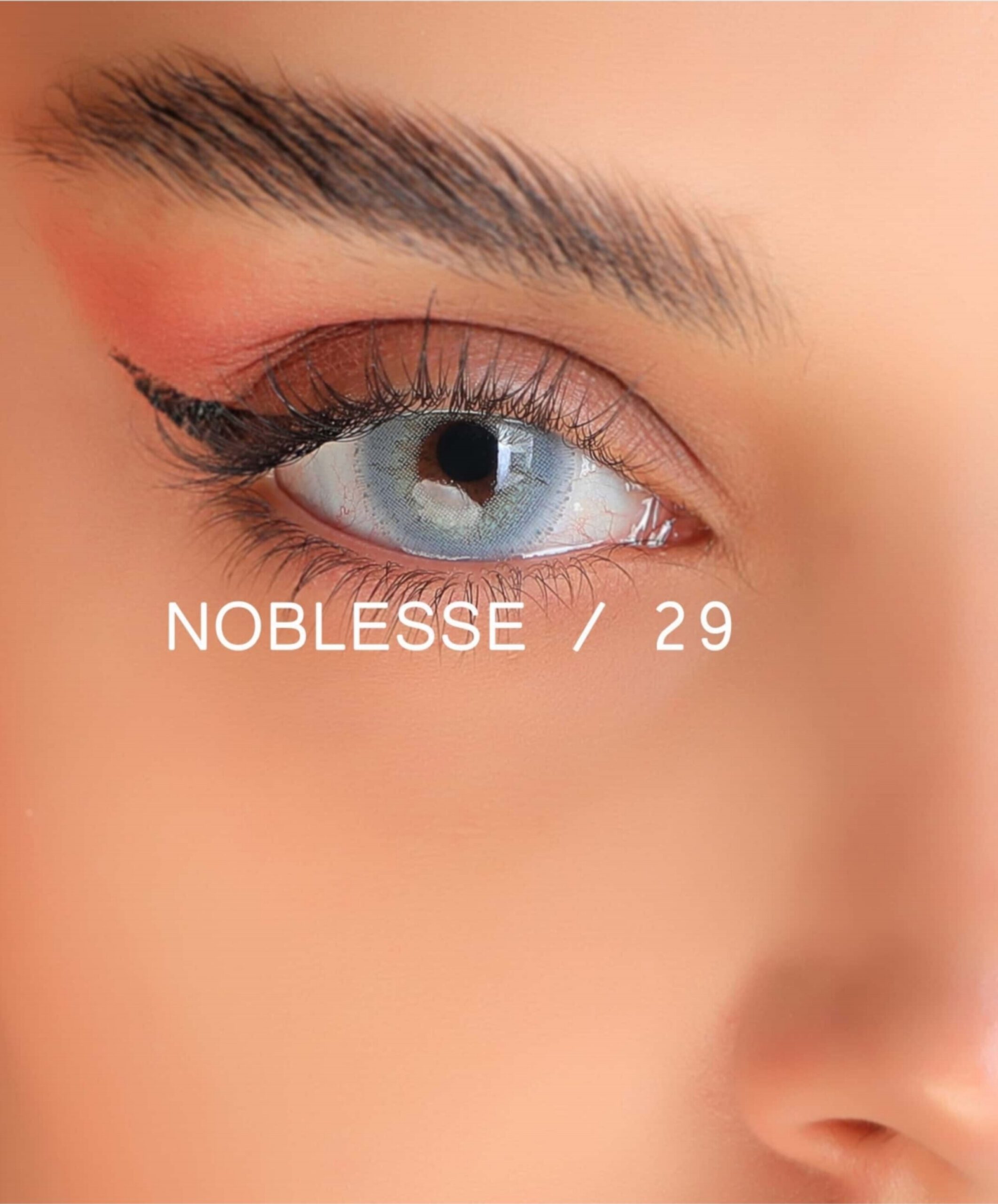 لنز رنگی فصلی نابلس Noblesse سری آبی