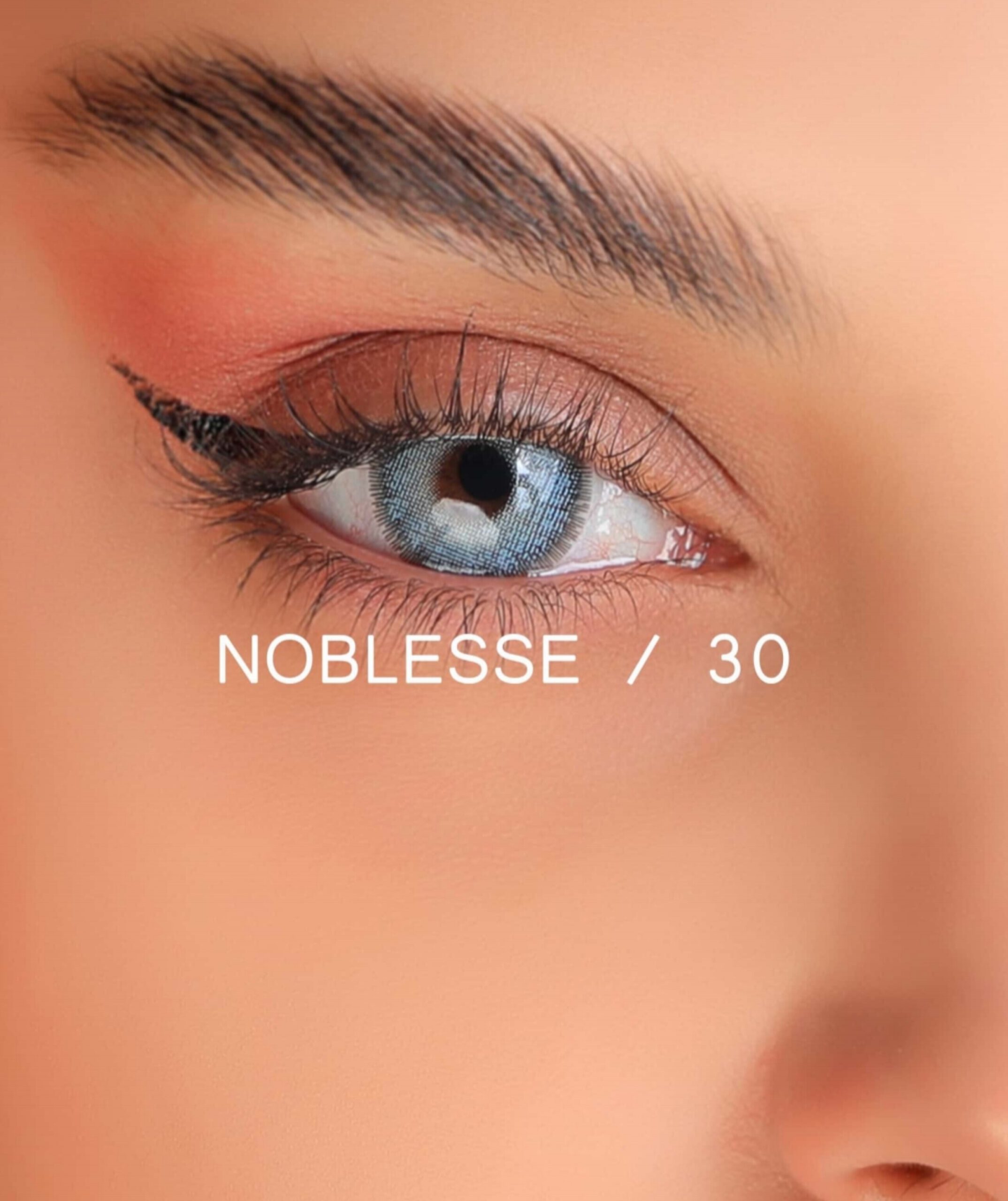 لنز رنگی فصلی نابلس Noblesse سری آبی